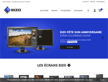 Tablet Screenshot of eizo.fr