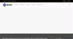 Desktop Screenshot of eizo.es